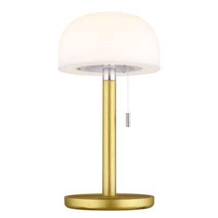 Globo - LED Nabíjecí stolní lampa LED/1,5W/3,7V 3000/4200/6000K 1800mAh mosaz