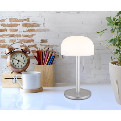 Globo - LED Nabíjecí stolní lampa LED/1,5W/3,7V 3000/4200/6000K 1800mAh stříbrná