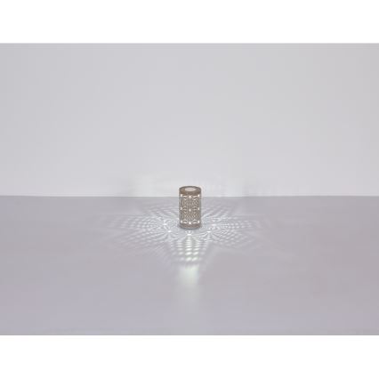 Globo - LED RGB Dotyková nabíjecí stolní lampa LED/1W/5V 500 mAh šedá