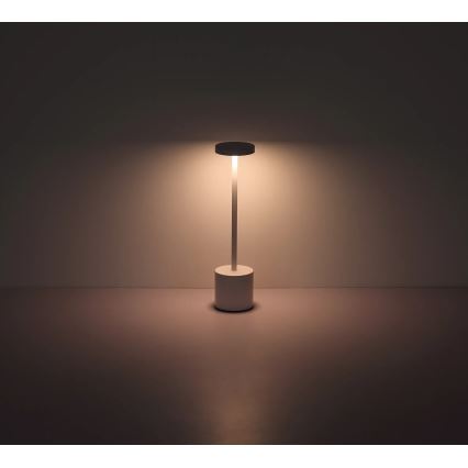 Globo - LED Stmívatelná dotyková stolní lampa LED/1,2W/3,7V 2000K/3500K/7000K 1200 mAh USB bílá