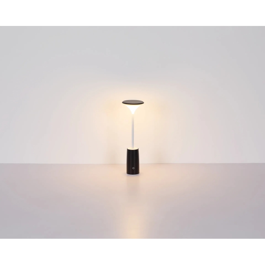 Globo - LED Stmívatelná nabíjecí dotyková stolní lampa LED/1,2W/3,7V 3000K 1500mAh černá