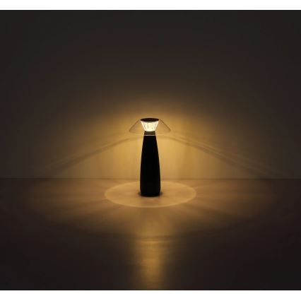 Globo - LED Stmívatelná nabíjecí dotyková stolní lampa LED/1W/3,7V 3000K 1200mAh černá