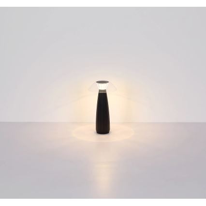 Globo - LED Stmívatelná nabíjecí dotyková stolní lampa LED/1W/3,7V 3000K 1200mAh černá