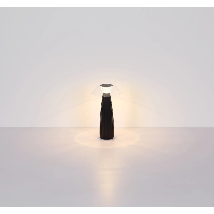 Globo - LED Stmívatelná nabíjecí dotyková stolní lampa LED/1W/3,7V 3000K 1200mAh černá