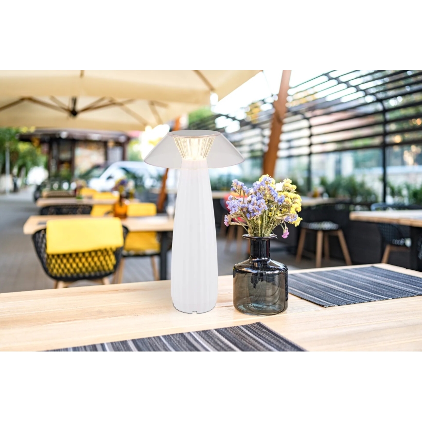 Globo - LED Stmívatelná nabíjecí dotyková stolní lampa LED/1W/3,7V 3000K 1200mAh bílá