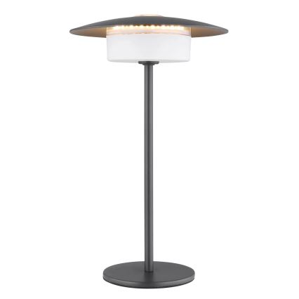 Globo - LED Venkovní nabíjecí dotyková stolní lampa LED/3W/3,7V 1800/2700/3000K IP44 1800 mAh šedá
