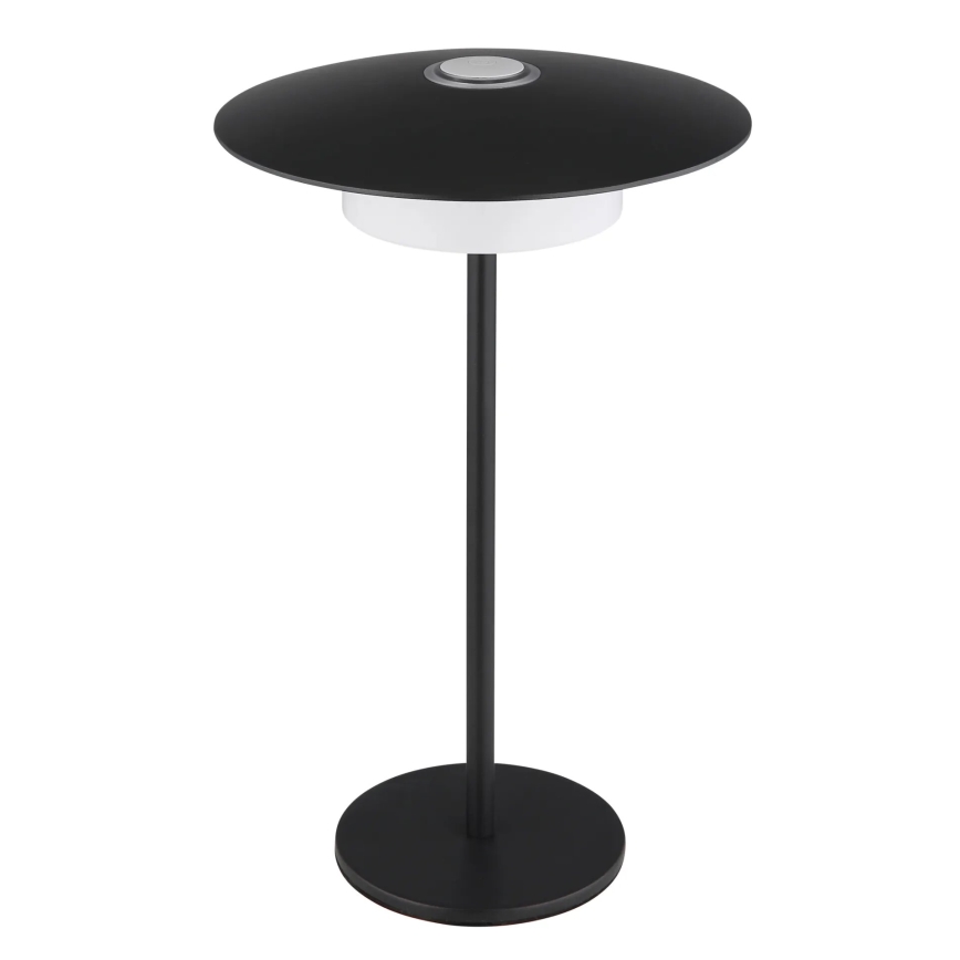 Globo - LED Venkovní nabíjecí dotyková stolní lampa LED/3W/3,7V 1800/2700/3000K IP44 1800 mAh černá