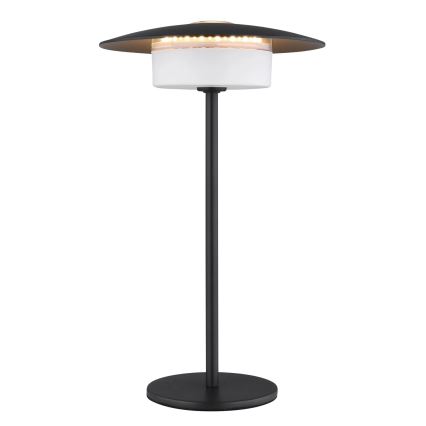 Globo - LED Venkovní nabíjecí dotyková stolní lampa LED/3W/3,7V 1800/2700/3000K IP44 1800 mAh černá
