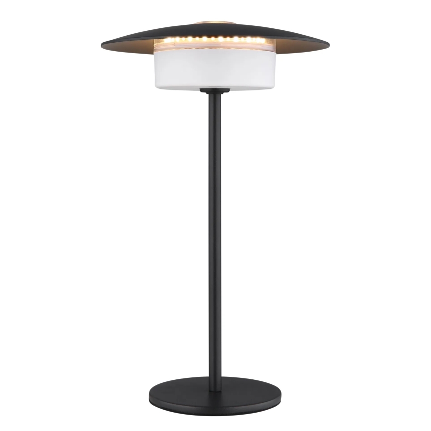Globo - LED Venkovní nabíjecí dotyková stolní lampa LED/3W/3,7V 1800/2700/3000K IP44 1800 mAh černá