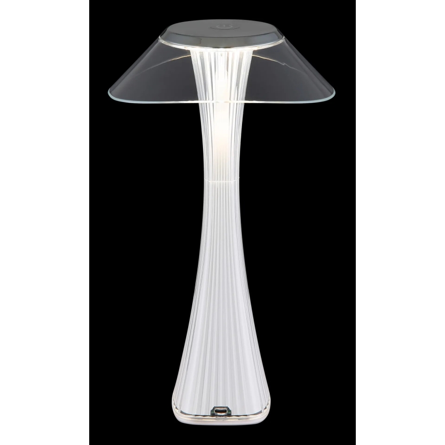 Globo - LED Stmívatelná nabíjecí stolní lampa LED/2,5W/3,7V 1200mAh 2700K/4500K/6500K bílá
