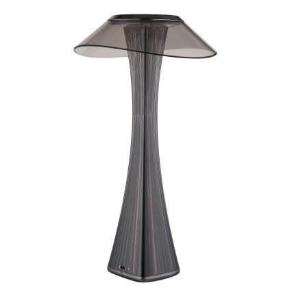 Globo - LED Stmívatelná nabíjecí stolní lampa LED/2,5W/3,7V 1200mAh 2700K/4500K/6500K černá