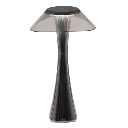 Globo - LED Stmívatelná nabíjecí stolní lampa LED/2,5W/3,7V 1200mAh 2700K/4500K/6500K černá