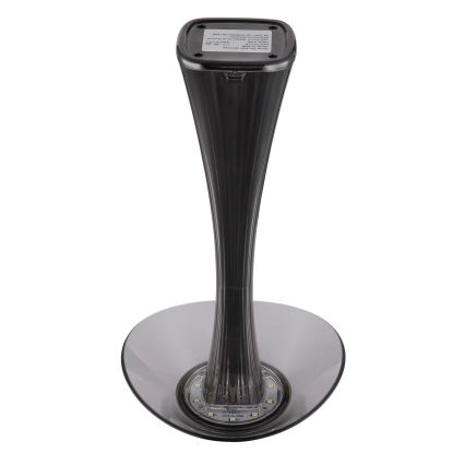 Globo - LED Stmívatelná nabíjecí stolní lampa LED/2,5W/3,7V 1200mAh 2700K/4500K/6500K černá