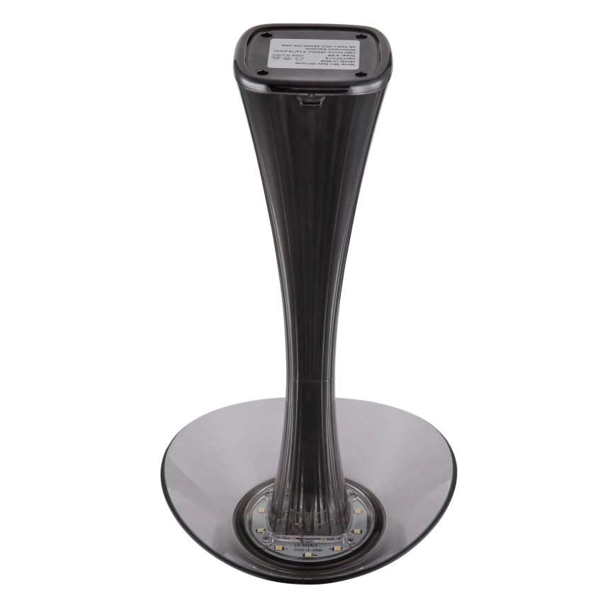 Globo - LED Stmívatelná nabíjecí stolní lampa LED/2,5W/3,7V 1200mAh 2700K/4500K/6500K černá