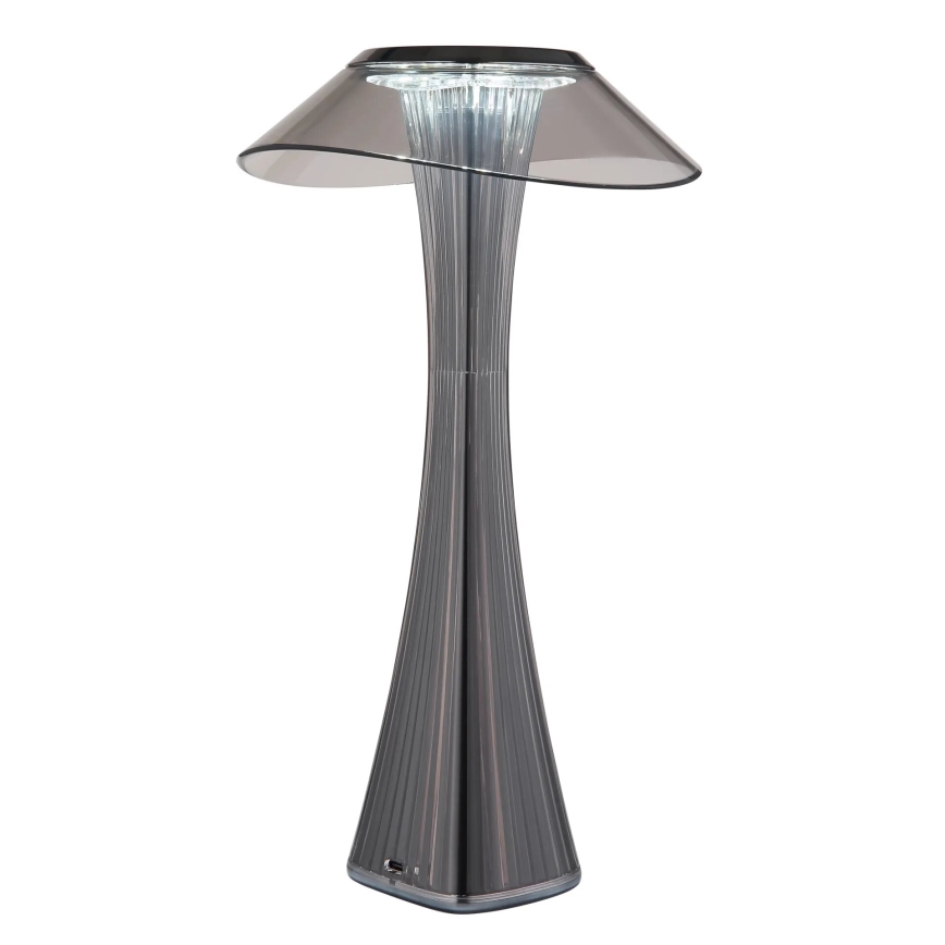 Globo - LED Stmívatelná nabíjecí stolní lampa LED/2,5W/3,7V 1200mAh 2700K/4500K/6500K černá