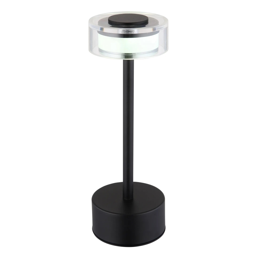 Globo - LED Stmívatelná nabíjecí dotyková stolní lampa LED/2,5W/3,7V 2700/4000/6500K 1800mAh černá