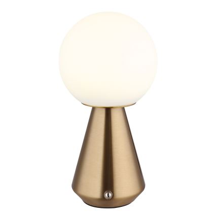 Globo - LED Stmívatelná dotyková venkovní stolní lampa LED/1,5W/5V 3000/4500/6500K 1800 mAh IP41 měděná