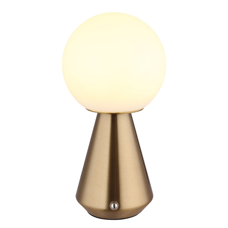 Globo - LED Stmívatelná dotyková venkovní stolní lampa LED/1,5W/5V 3000/4500/6500K 1800 mAh IP41 měděná
