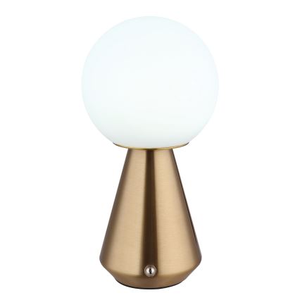 Globo - LED Stmívatelná dotyková venkovní stolní lampa LED/1,5W/5V 3000/4500/6500K 1800 mAh IP41 měděná