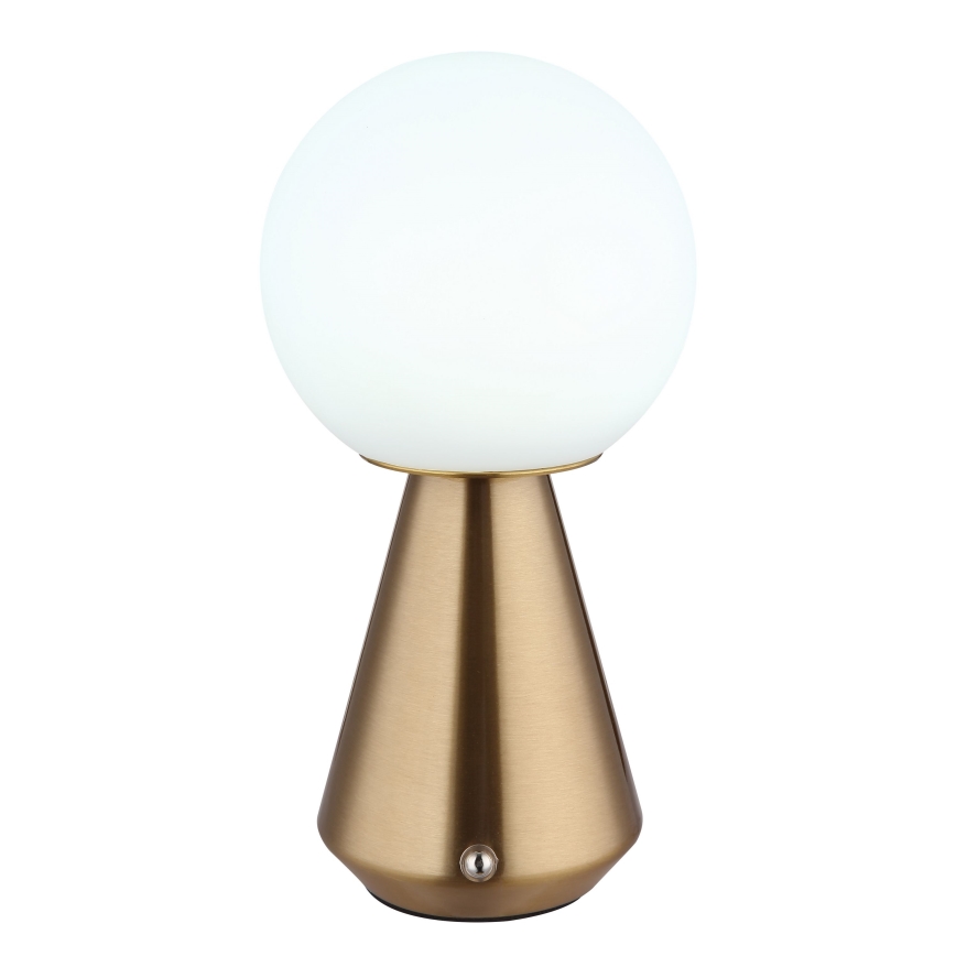 Globo - LED Stmívatelná dotyková venkovní stolní lampa LED/1,5W/5V 3000/4500/6500K 1800 mAh IP41 měděná