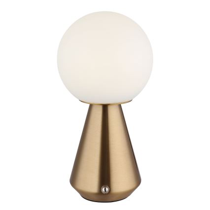 Globo - LED Stmívatelná dotyková venkovní stolní lampa LED/1,5W/5V 3000/4500/6500K 1800 mAh IP41 měděná