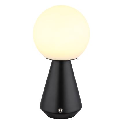 Globo - LED Stmívatelná dotyková venkovní stolní lampa LED/1,5W/5V 3000/4500/6500K 1800 mAh IP41 černá