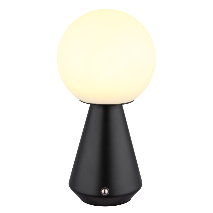 Globo - LED Stmívatelná dotyková venkovní stolní lampa LED/1,5W/5V 3000/4500/6500K 1800 mAh IP41 černá
