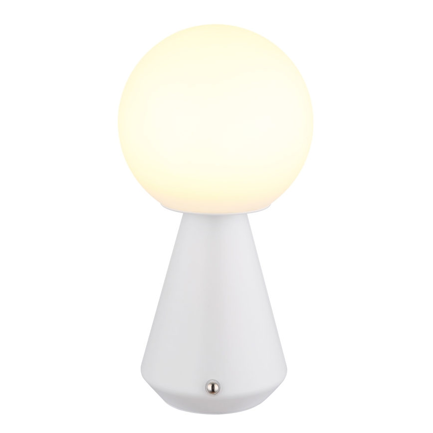 Globo - LED Stmívatelná dotyková venkovní stolní lampa LED/1,5W/5V 3000/4500/6500K 1800 mAh IP41 bílá