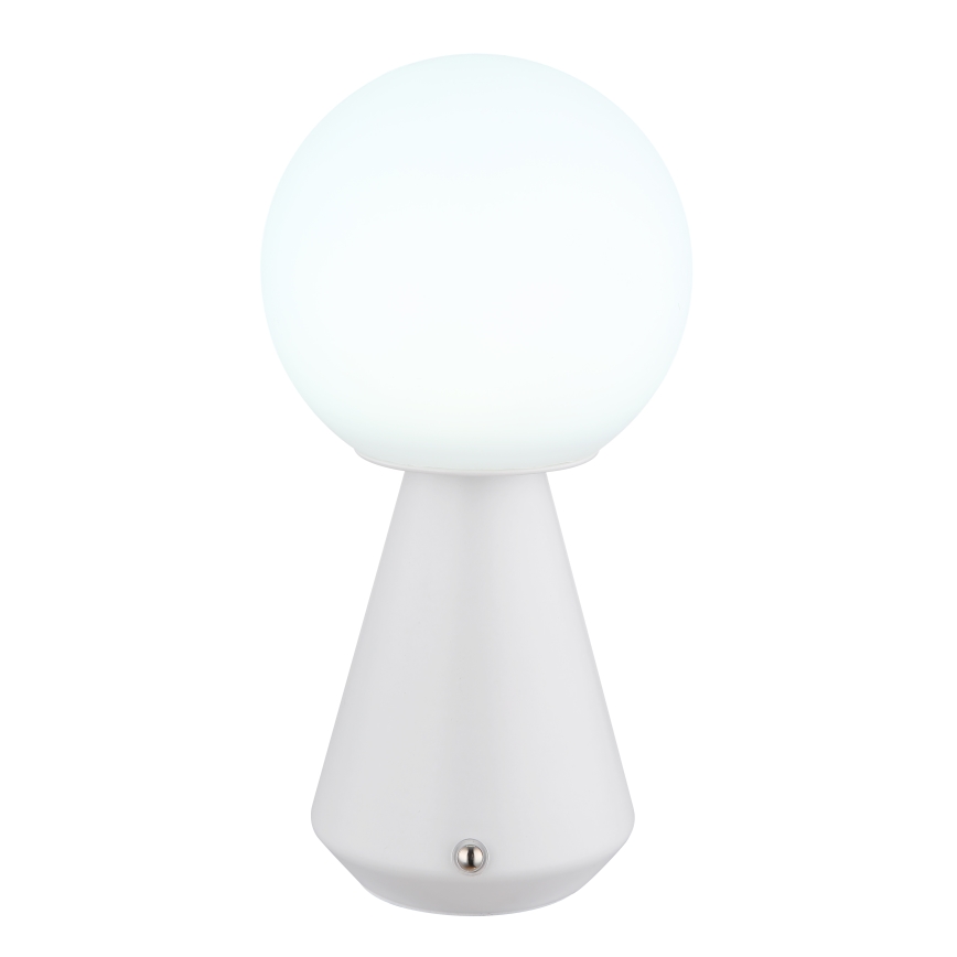 Globo - LED Stmívatelná dotyková venkovní stolní lampa LED/1,5W/5V 3000/4500/6500K 1800 mAh IP41 bílá