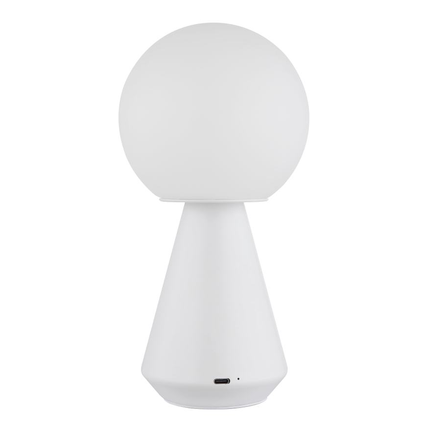 Globo - LED Stmívatelná dotyková venkovní stolní lampa LED/1,5W/5V 3000/4500/6500K 1800 mAh IP41 bílá