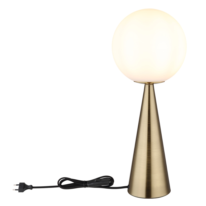 Globo - Stolní lampa 1xE27/40W/230V mosaz