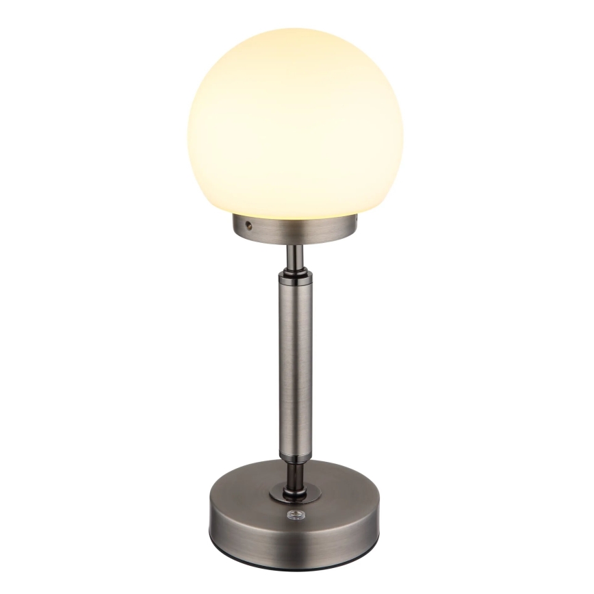 Globo - LED Stmívatelná nabíjecí dotyková stolní lampa LED/2,5W/5V 1800mAh 2700/4000/6500K antracit