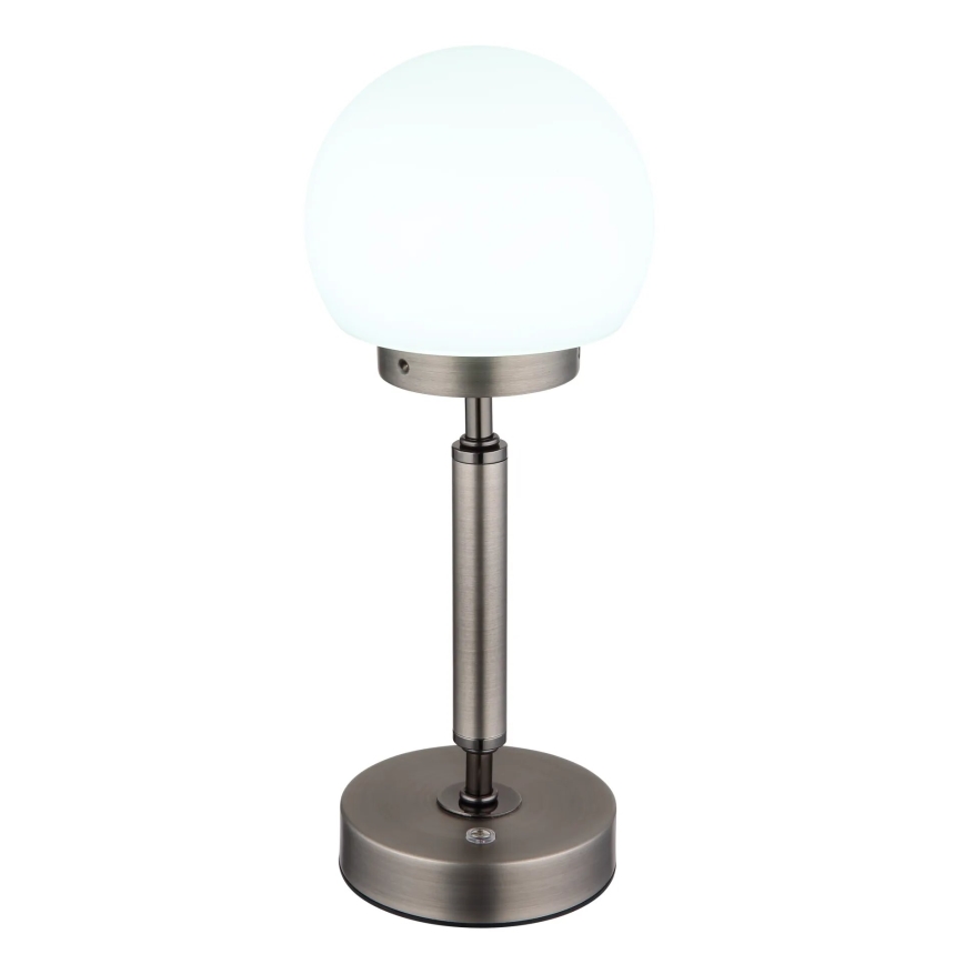 Globo - LED Stmívatelná nabíjecí dotyková stolní lampa LED/2,5W/5V 1800mAh 2700/4000/6500K antracit