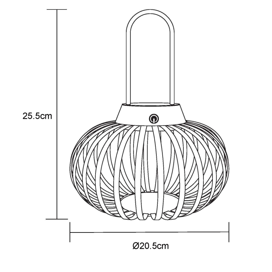 Globo - LED Stmívatelná dotyková nabíjecí stolní lampa LED/1W/3,7V 1500 mAh