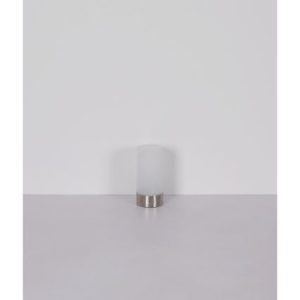 Globo - LED RGBW Stmívatelná dotyková venkovní stolní lampa LED/1,8W/5V 1500 mAh IP44 matný chrom