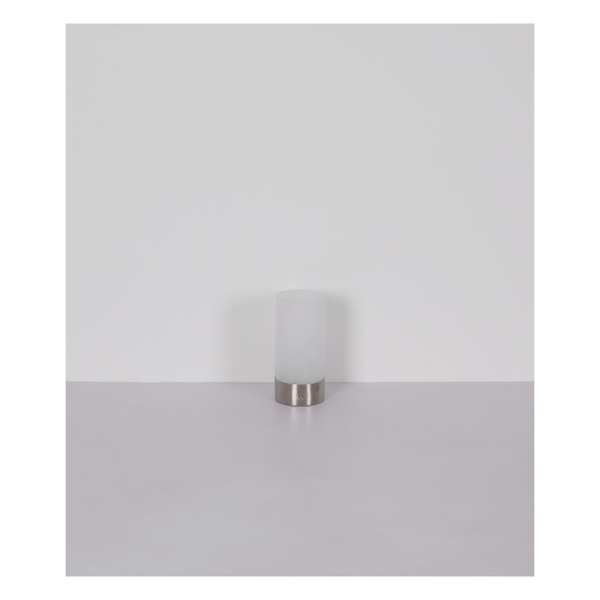 Globo - LED RGBW Stmívatelná dotyková venkovní stolní lampa LED/1,8W/5V 1500 mAh IP44 matný chrom