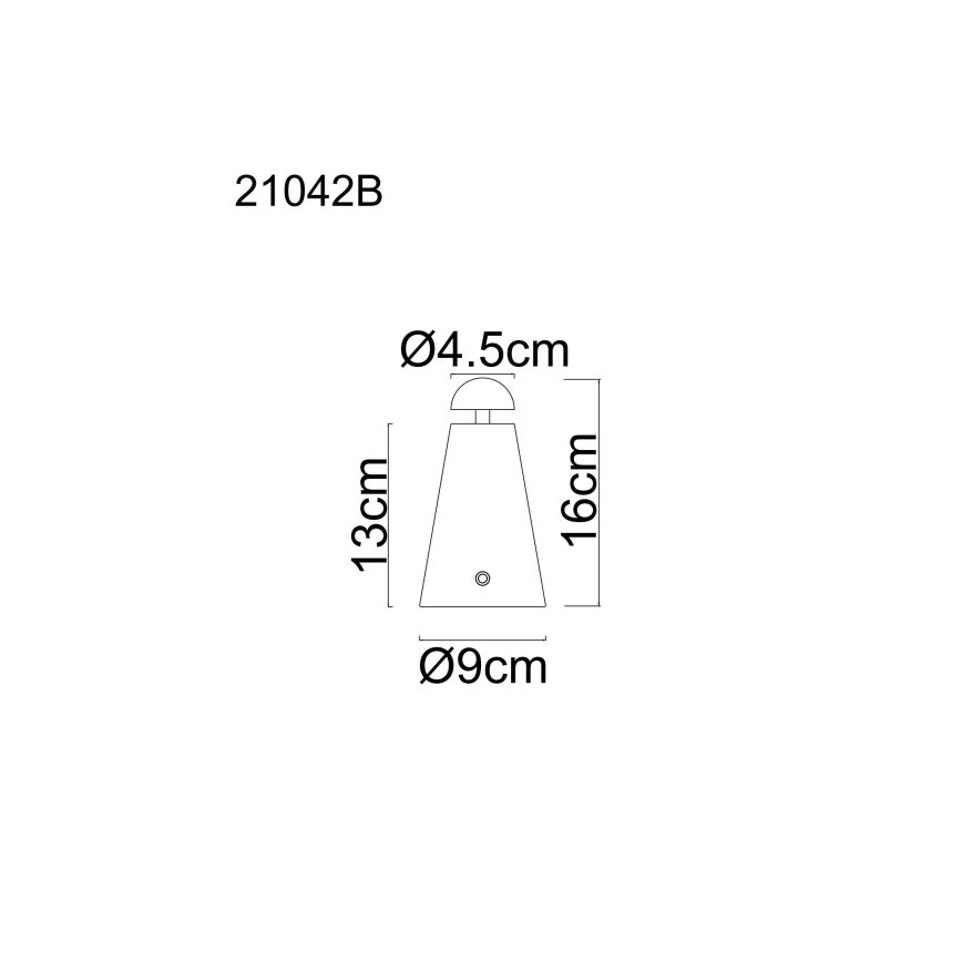 Globo - LED Stmívatelná dotyková nabíjecí stolní lampa LED/1,2W/5V 1200 mAh