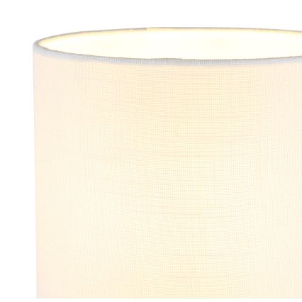 Globo - Stolní lampa 1xE27/40W/230V bílá