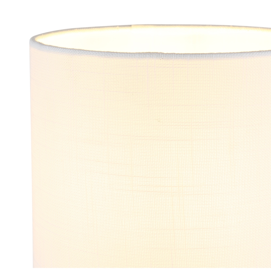 Globo - Stolní lampa 1xE27/40W/230V bílá