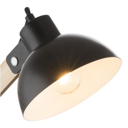 Globo - Stolní lampa 1xE27/40W/230V buk