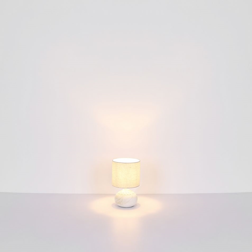 Globo - Stolní lampa 1xE14/40W/230V béžová/keramika