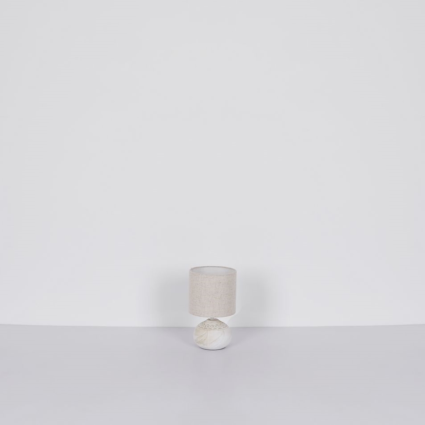 Globo - Stolní lampa 1xE14/40W/230V béžová/keramika