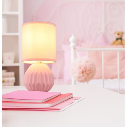 Globo - Stolní lampa 1xE14/40W/230V růžová