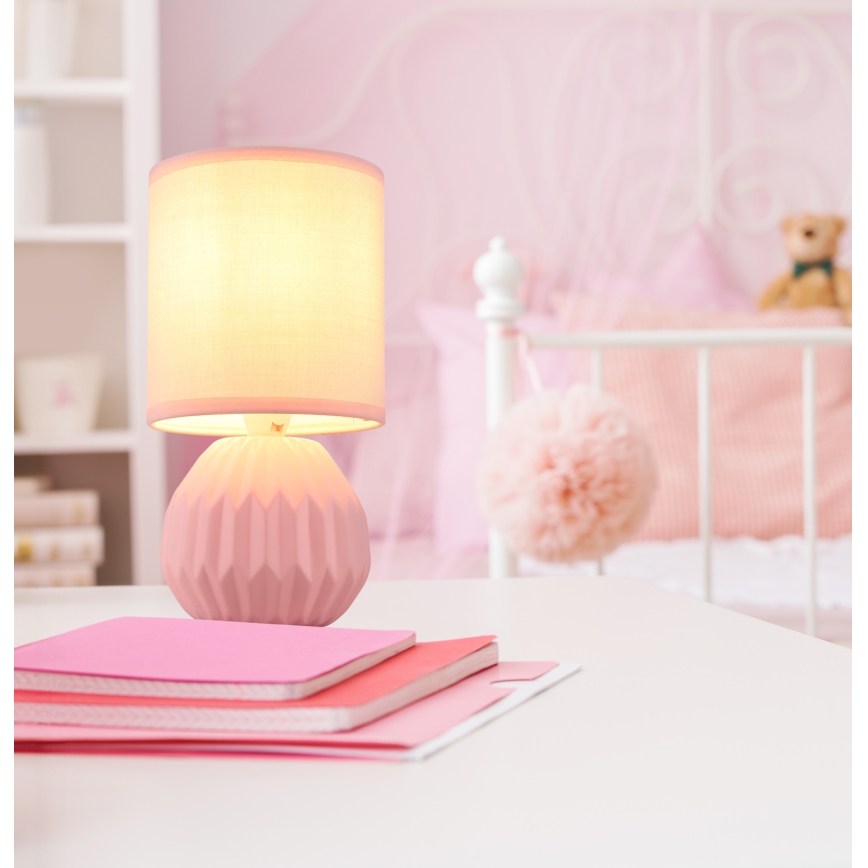 Globo - Stolní lampa 1xE14/40W/230V růžová