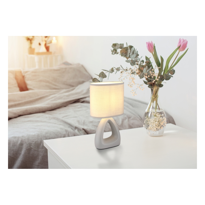 Globo - Stolní lampa 1xE14/40W/230V šedá