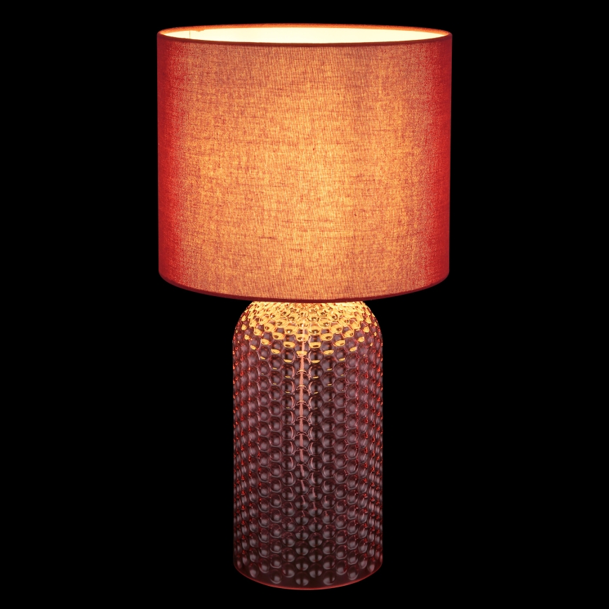 Globo - Stolní lampa 1xE27/60W/230V červená
