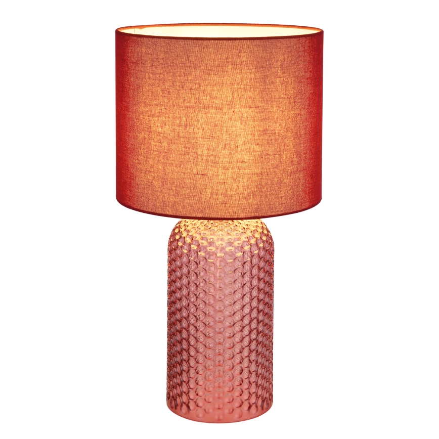 Globo - Stolní lampa 1xE27/60W/230V červená