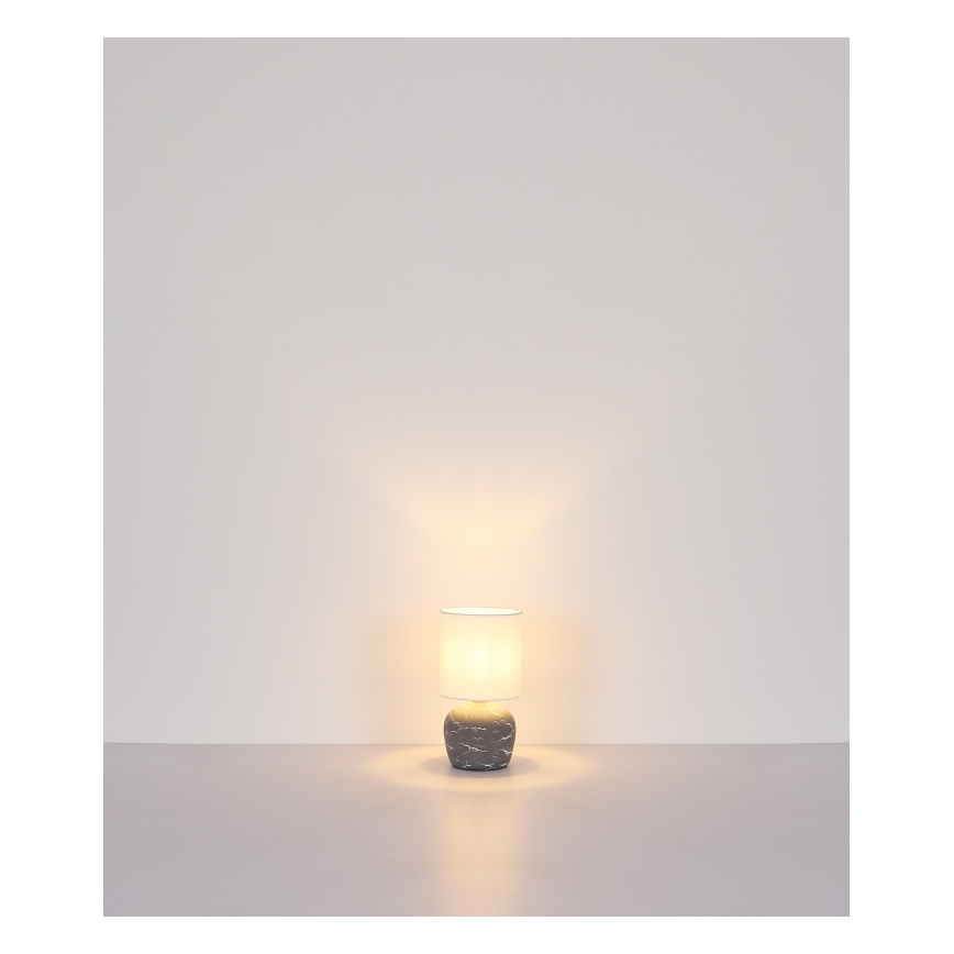 Globo - Stolní lampa 1xE14/40W/230V šedá