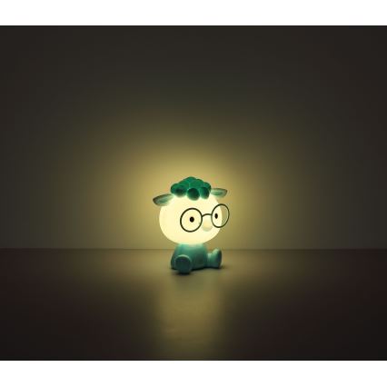 Globo - LED Stmívatelná nabíjecí dětská noční lampička LED/1W/5V 500 mAh modrá