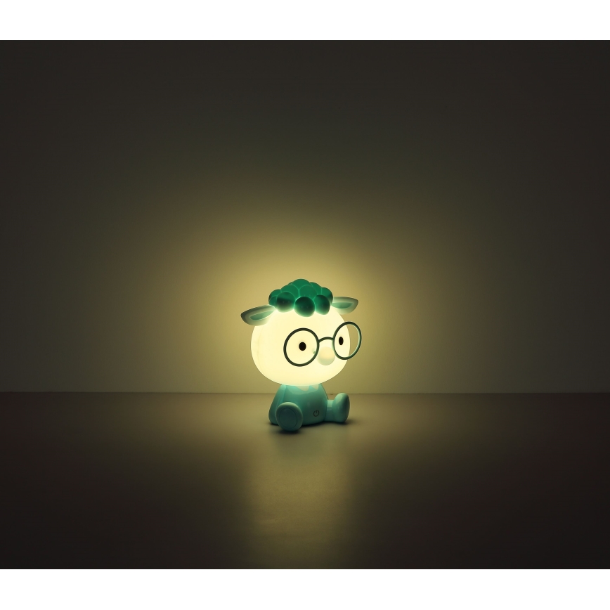 Globo - LED Stmívatelná nabíjecí dětská noční lampička LED/1W/5V 500 mAh modrá